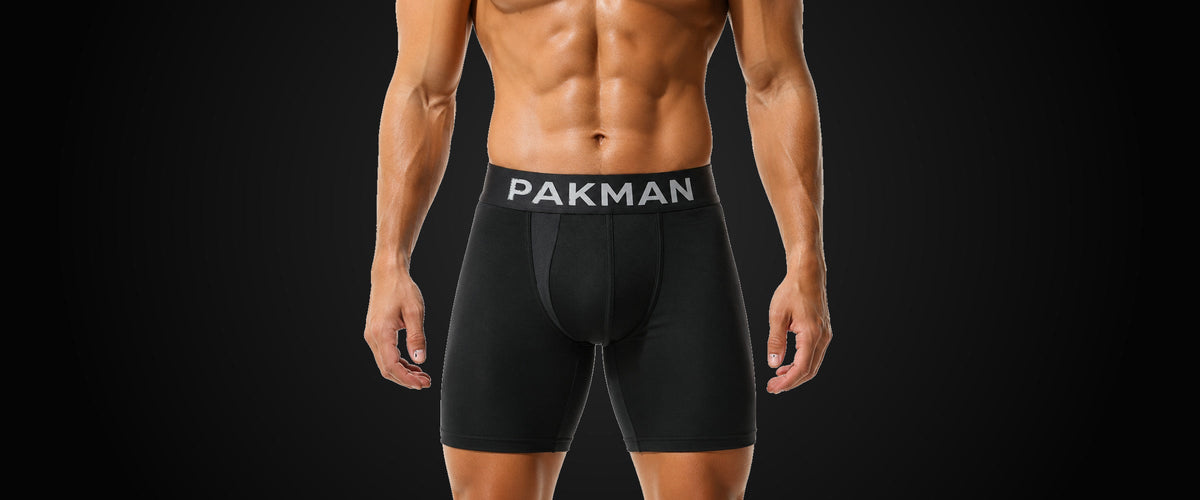 PAKMAN Collection — everyday performance boxer briefs